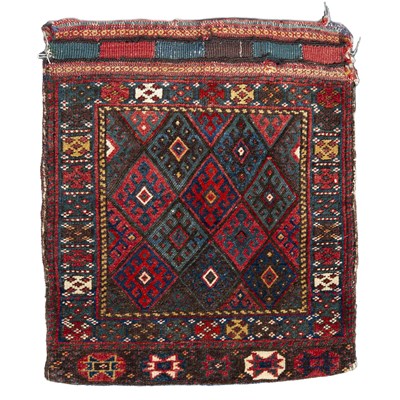 Lot 281 - A Jaf Kurdish Khorjin 56cm x 64cm