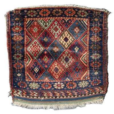 Lot 285 - A Jaf Kurd Bagface with a narrow Barber pole...