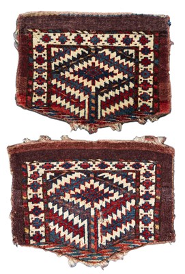 Lot 291 - A pair of late 19th century Yomut with camel...