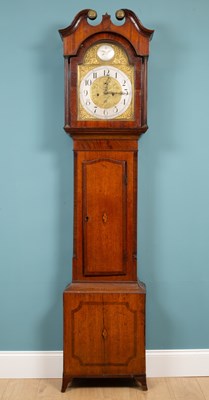 Lot 130 - A 19th century eight-day longcase clock