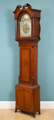 Lot 130 - A 19th century eight-day longcase clock