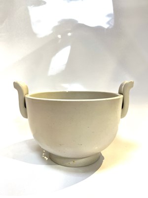 Lot 610 - Wilhelm Kage (Swedish, 1889-1960) for Gustavsberg, 'Cararra' handled-bowl