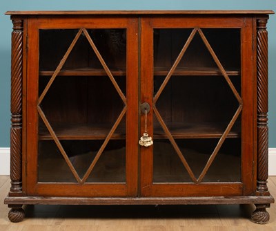 Lot 162 - A 19th century mahogany bookcase