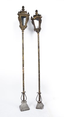 Lot 335 - A near pair of 18th century Venetian lanterns...