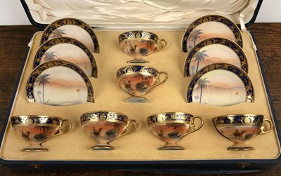 Lot 426 - Cased Noritake porcelain tea set comprising of...