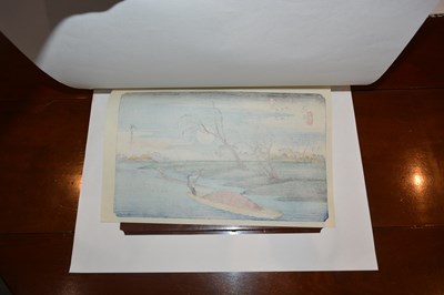Lot 571 - Collection of Japanese woodblock prints...