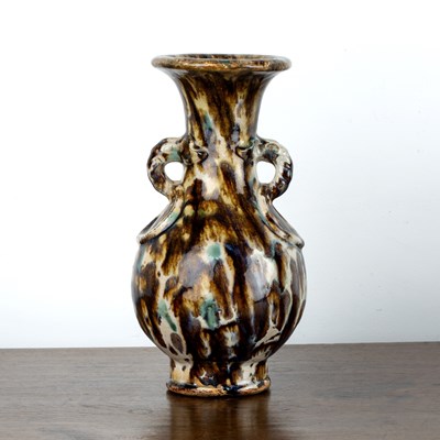 Lot 168 - Sancai glazed vase Chinese, 19th Century with...