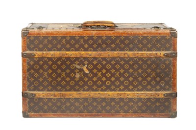 Lot 147 - A Louis Vuitton suitcase, with studded leather...