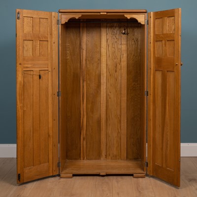 Lot 332 - An early to mid 20th century Ercol wardrobe