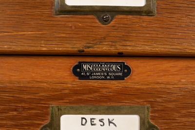 Lot 331 - An oak plan chest