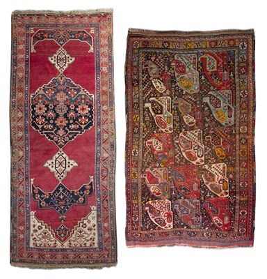 Lot 306 - An early 20th century Eastern red ground...