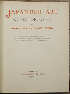 Lot 599 - Henri L. Joly and Kumasaku Tomita Japanese Art...