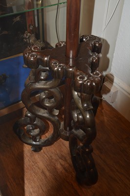 Lot 431 - Pair of lantern stands Chinese, 19th Century...