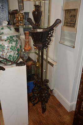 Lot 431 - Pair of lantern stands Chinese, 19th Century...
