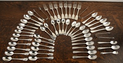 Lot 291 - Collection of miscellaneous silver cutlery...