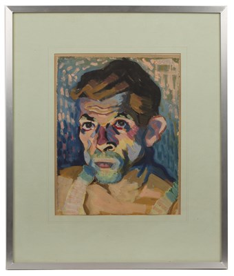 Lot 45 - Josef Herman (1911-2000) Portrait of a Polish...