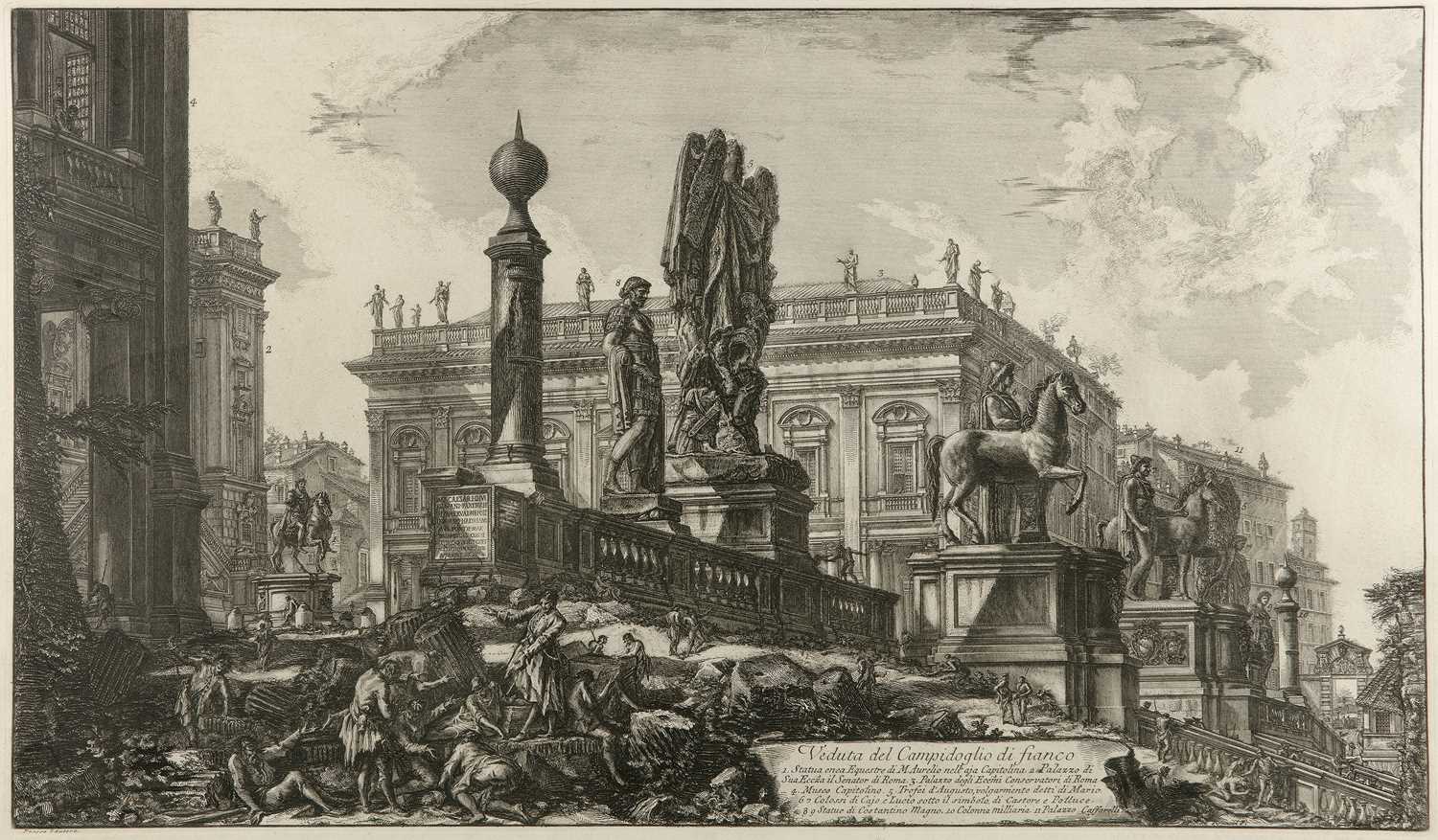 Lot 5 - Giovanni Battista Piranesi (1720-1778) 'Veduta...