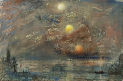 Lot 306 - Lloyd Lozes Goff (1917-1983) Venetian Sunset,...