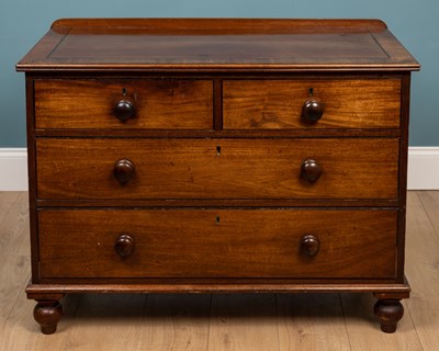 Lot 362 - A 19th century mahogany chest of drawers