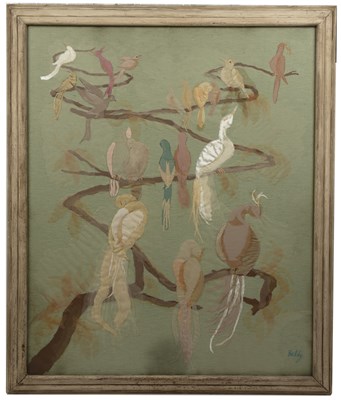 Lot 258 - Mabel Maugham Beldy (1874-1972) Exotic birds...
