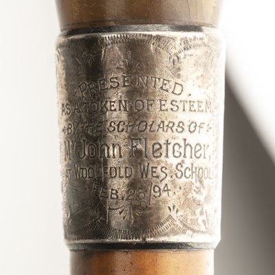 Lot 326 - Four horn (probably rhino horn) walking sticks...