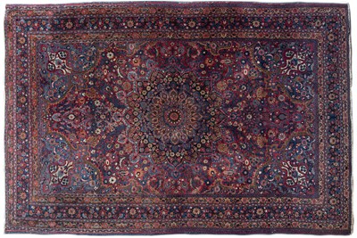 Lot 308 - An early to mid 20th century Persian style red...