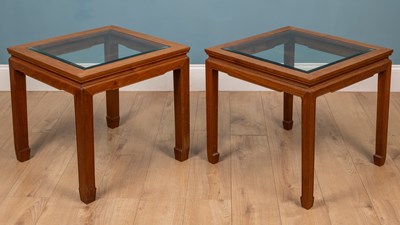 Lot 219 - Pair of Chinese-style tables