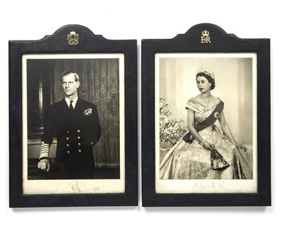 Lot 388 - A signed Royal photograph of Queen Elizabeth...