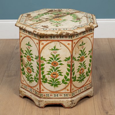 Lot 228 - An octagonal Folk Art style cabinet