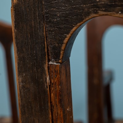 Lot 235 - A set of eight Gothic style dining chairs