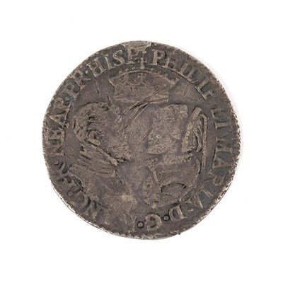 Lot 379 - A Philip and Mary (1554-58) Silver Shilling...