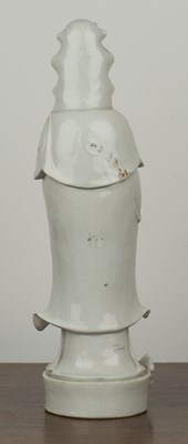 Lot 283 - Dehua blanc de chine standing figure Chinese,...