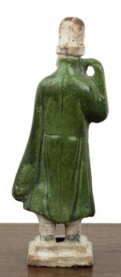 Lot 436 - Funerary glazed figure Chinese, Tang dynasty...