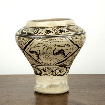 Lot 438 - Cizhou vase Chinese, Song dynasty of tapering...