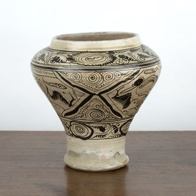 Lot 438 - Cizhou vase Chinese, Song dynasty of tapering...