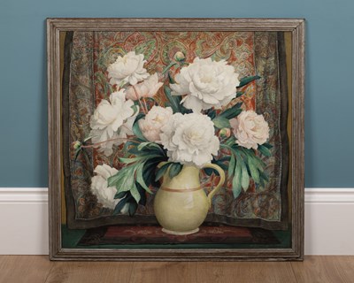 Lot 474 - Arthur Rigden Read (British, b.1879-d.1955), Peonies