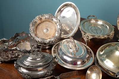 Lot 24 - A collection of silver plate