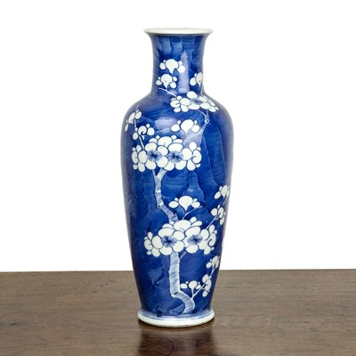 Lot 444 - Blue and white vase Chinese, 19th Century...