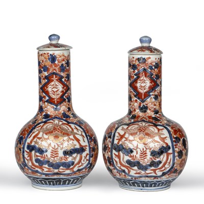 Lot 342 - A pair of late 19th century Japanese Imari...