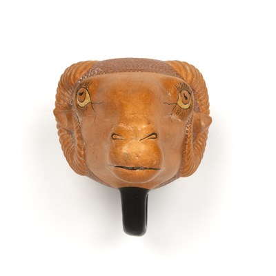 Lot 345 - Giustiniani of Naples terracotta ram's horn...