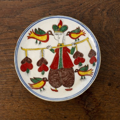 Lot 628 - Kutahya pottery dish Turkey, 18th/19th Century...