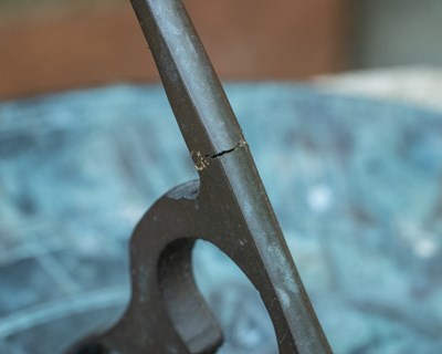 Lot 1287 - A sundial constructed from a baluster removed in the restoration of Magdalen Bridge, Oxford