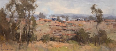 Lot 386 - Kasey Sealy (Australian b.1961-), 'Milling Country Grafton'