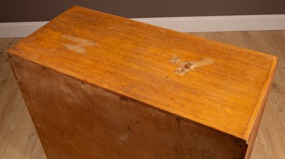 Lot 158 - An oak 'Utility' chest of drawers