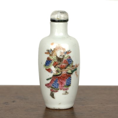 Lot 200C - Porcelain snuff bottle Chinese, late 19th...