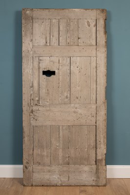 Lot 246 - A George III pine door