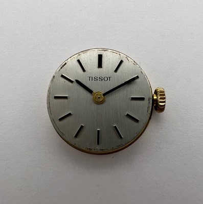 Lot 262 - A lady's 9ct gold bracelet watch by Tissot,...