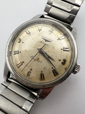Lot 263 - A stainless steel 'Conquest' automatic watch...