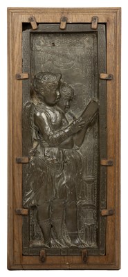 Lot 358 - 18th/19th bronze plaque cast from after...