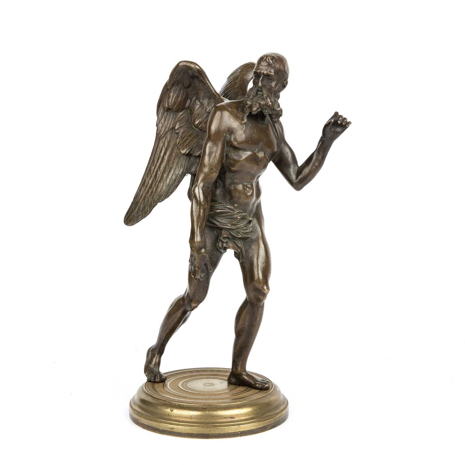 Lot 329 - An 18th century French bronze figure of